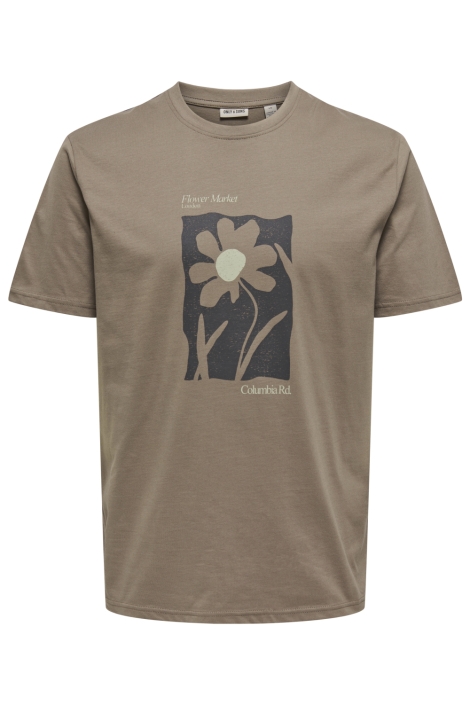 Only & Sons onsmax life flower reg ss tee vd